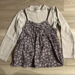 any FAM 花柄　長袖カットソー 130cm