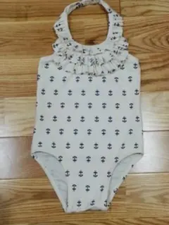 OLD NAVY フリル　いかり柄ワンピース 水着 3歳 アンカー　おしゃれ