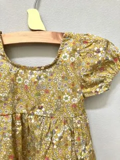 リバティ柄キッズワンピース