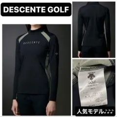 美品　DESCENTE GOLF ロングトップス　モックネックシャツ　人気モデルのサムネイル
