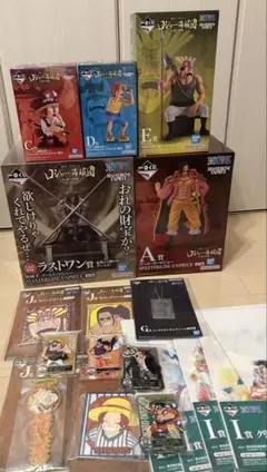 一番くじ ワンピース ロジャー海賊団　ラストワン、A、C、D、E賞セット+おまけ