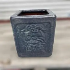 陶器 火鉢　メダカ鉢　睡蓮鉢　四角 龍文様 鉢カバー 盆栽鉢 陶器 火鉢 メダカ鉢 睡蓮鉢 四角 龍文様 鉢カバー 盆栽鉢 - メルカリ
