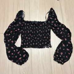オフショル　ブラックのサムネイル