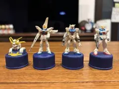 ペプシ　キャンペーン　ガンダム25周年　ボトルキャップフィギュア　4個セット