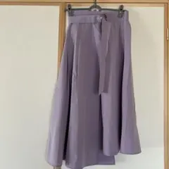 ROPE PICNIC ロングフレアスカート ラベンダー 新品のサムネイル