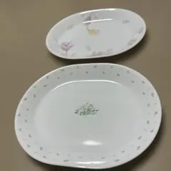 コレール 楕円形 プレート 2枚セットのサムネイル