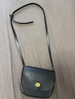 mimiberry ミミベリー レザー ショルダーバッグ ブラックのサムネイル