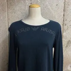 00s Y2K エンポリオアルマーニ アーカイブ 古着 カットソー ロンT ロゴ