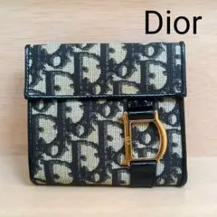 ChristianDior　トロッター　財布　ブラック　二つ折り　ヴィンテージ