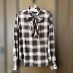 ラルフローレン　長袖　リボンタイ　シャツ