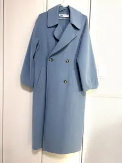 本日限定価格ZARA ロングコート ブルー