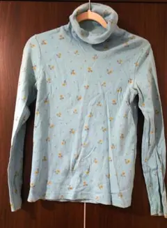 55　EASTBOY　花柄ハイネック　カットソー