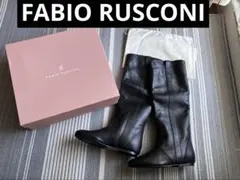 FABIO RUSCONI ロングブーツ 98801 34 黒