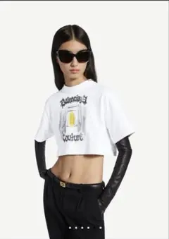 BALENCIAGA SALON DE COUTURE クロップドTシャツ　新品のサムネイル