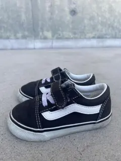 Vans ブラック/ホワイト スニーカー　ベビー　キッズ