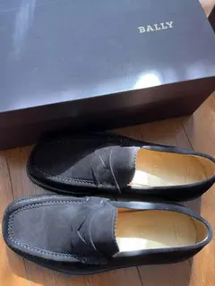 【美品】BALLY ローファー サイズ25.5㎝ 箱あり こげ茶 スウェードのサムネイル