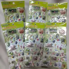 ピクミン3 ぷくぷくシール エンスカイ まとめ売り 6枚セット シール交換のサムネイル