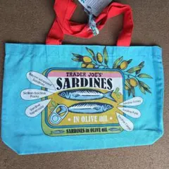 【新品未使用タグ付き】Trader Joe's サーディン トートバッグ