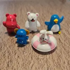 たべっ子どうぶつ　バスボール　マスコット