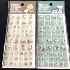 PEANUTS スヌーピー　ドロップブロックシール 2シートセット