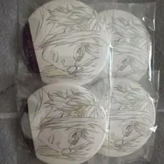 進撃の巨人mappa缶バッチ　ハンジ4点