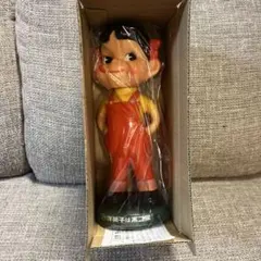 【超レア・未使用・完動品】ペコちゃん 首振り人形