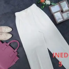 ♥INED♥テーパード パンツ（XS相当）白/㈱フランドル