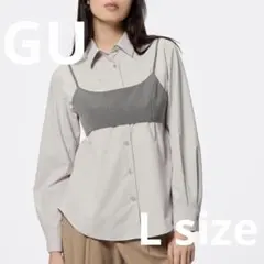 GU 2ピースビスチェアンドシャツセット
