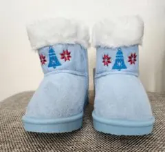新品　ディズニー　リトシー　アナと雪の女王　ムートンブーツ　15　エルサ　ボアのサムネイル