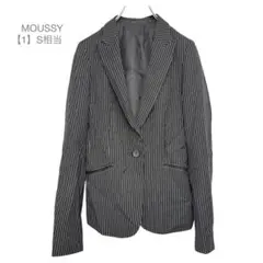 MOUSSY/テーラードジャケット/春/羽織り/シンプル/ストライプ/1/黒のサムネイル