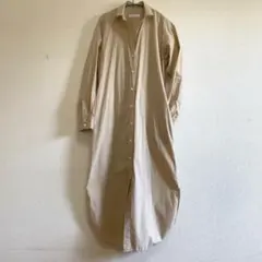 URBAN RESEARCH ベージュ シャツワンピース 長袖