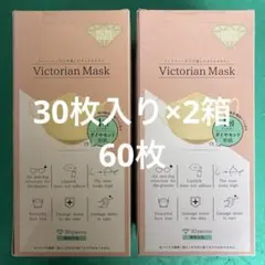 Victorian Mask 4層 ヌーディベージュ 30枚入×2箱 60枚のサムネイル