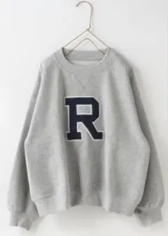 LOWRYS FARM グレー R刺繍 スウェット　新品★