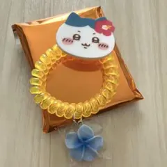 シーサーのおみやげやさんトレーディングヘアゴム ハイビスカスちいかわハチワレ沖縄