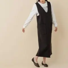 GWセール⭐️アダムエロペ 【WEB限定】ダンボールニットジャンパースカート