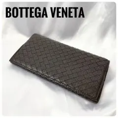 良品‼BOTTEGA VENETA　バンキング イントレチャート 2つ折り長財布