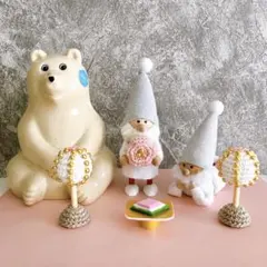 みい様専用　ノルディカニッセ　しろくま貯金箱　ひな祭りセット