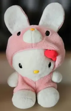平成レトロ 1998年 干支 卯年うさぎキティ ぬいぐるみ ハローキティ