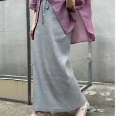 CIAOPANIC TYPY【-3キロ見え】すっきりシルエットリブスカート