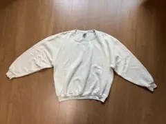 Russell Athletic スウェット クリーム色　ラッセル　前V