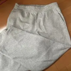 UNIQLOC XL グレー スウェットワイドパンツ