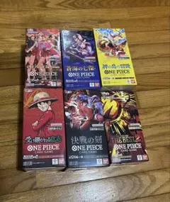 ワンピースカードゲーム 決戦の刻 他5boxセット - メルカリ