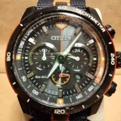 CITIZEN Eco-Drive タキメーター付き B620-S094828