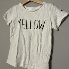 quot; use fith ホワイト Tシャツ YELLOWプリントのサムネイル