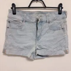 デニム ショートパンツ 【US 12】ライトブルー ハーフパンツ カジュアル