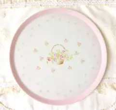 イマン　ローズバスケット　陶器丸トレー　マニーローズのサムネイル