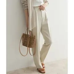 【新品タグ付き】アーバンリサーチドアーズ＊スラックス＊カラーストレッチトラウザー