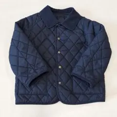 UNIQLO パフテックキルトジャケット ネイビー キッズ 100cm