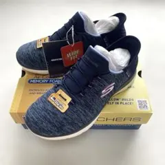 新品箱付　スケッチャーズ　スリップインズ サミッツ ダズリング ヘイズ　24.5