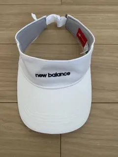 new balance ホワイト バイザー